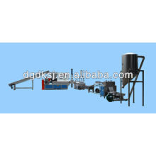 Plastic extruding machine and Plastic recycling line